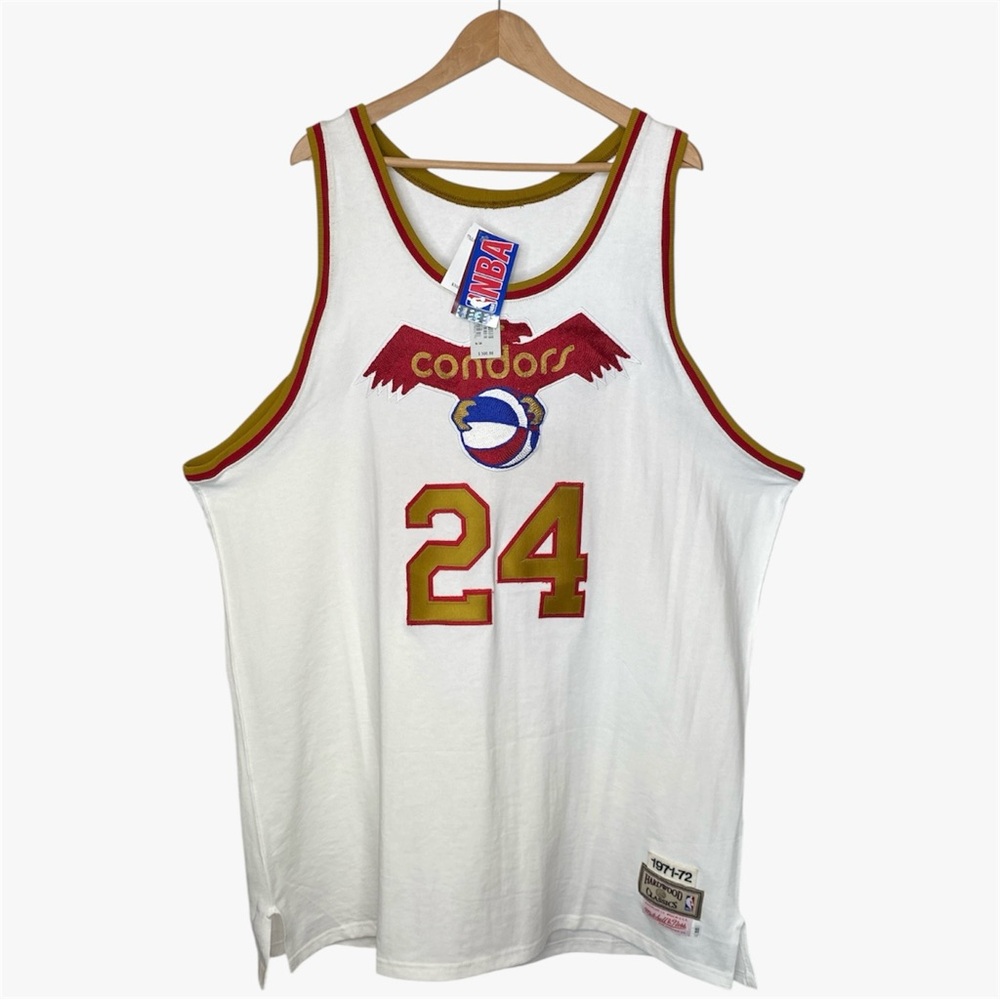 VINTAGE MITCHELL & NESS NWT Pittsburgh Condors Mike Lewis # 24 Jersey Size 56